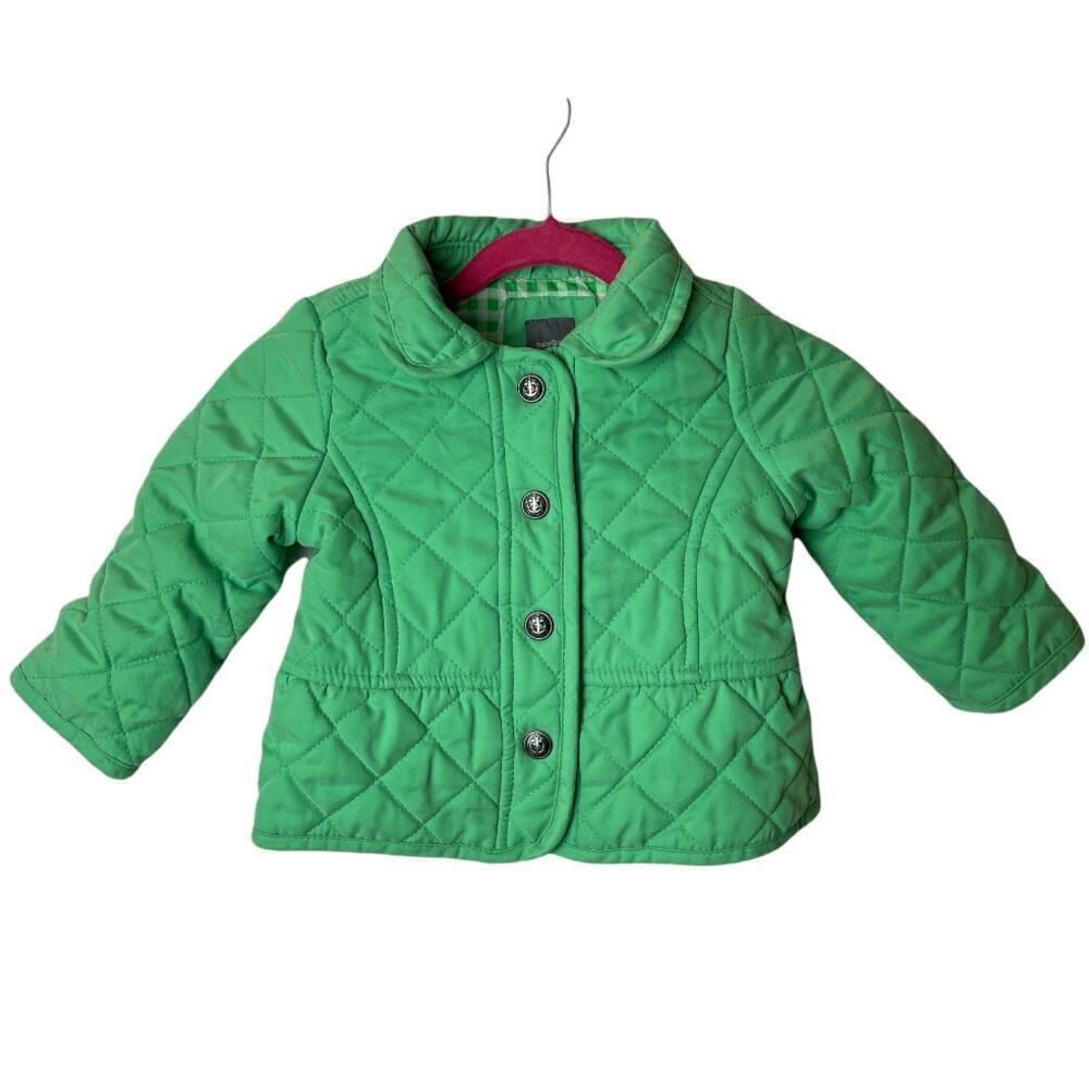 Baby Gap Green Quilted Lightweight Jacket Baby Size 12-18M